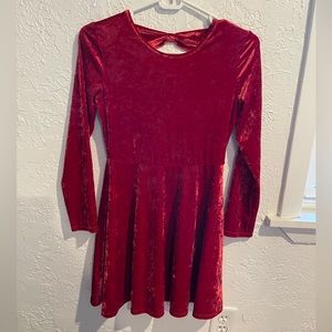 The Children’s Place - Red Velvet Size 10/12 (large) Girls Dress